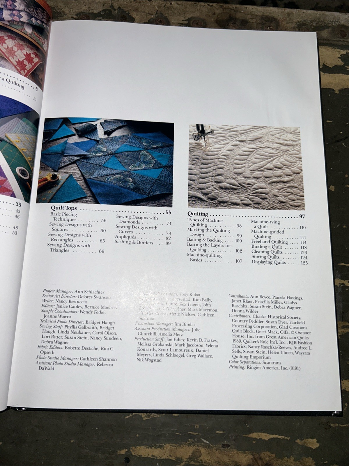 Quilting by Machine – SINGER Sewing Reference Library Hardcover
