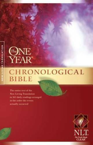 The One Year Chronological Bible NLT (One Year Bible: Nlt) – Paperback – GOOD