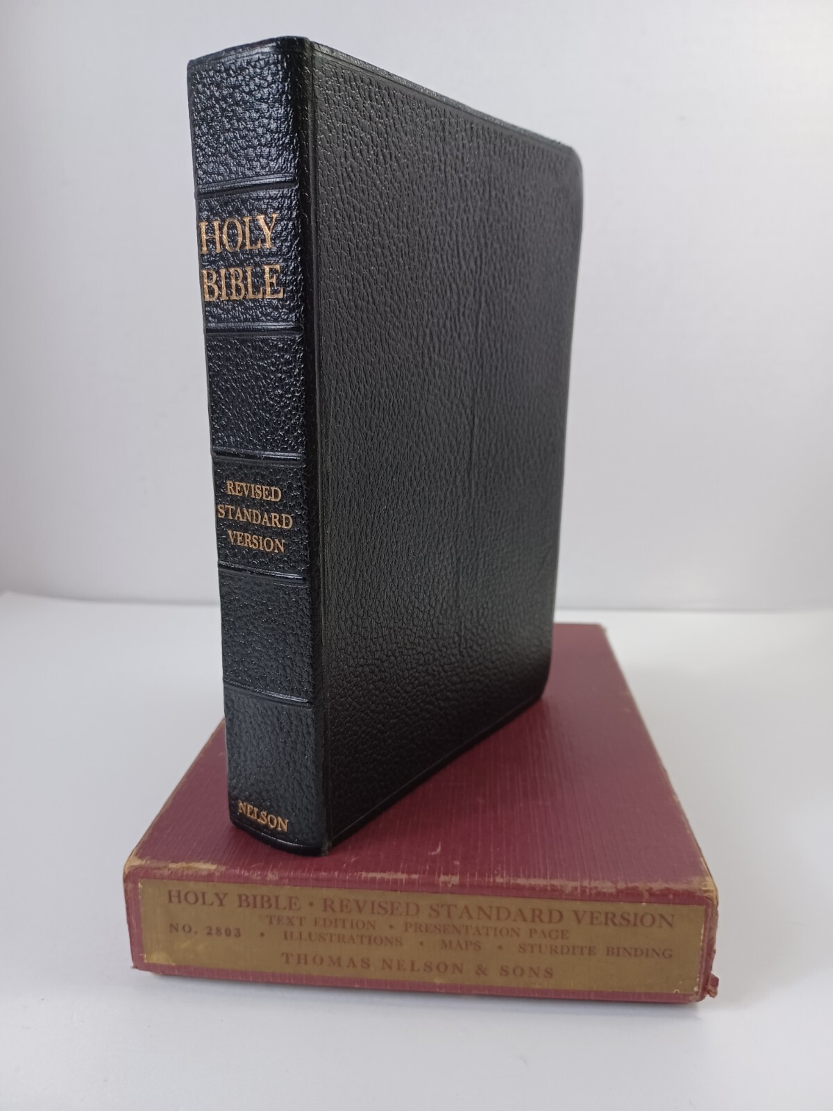 Vintage Holy Bible Revised Standard Version 1953 Nelson # 2803 in Original Box