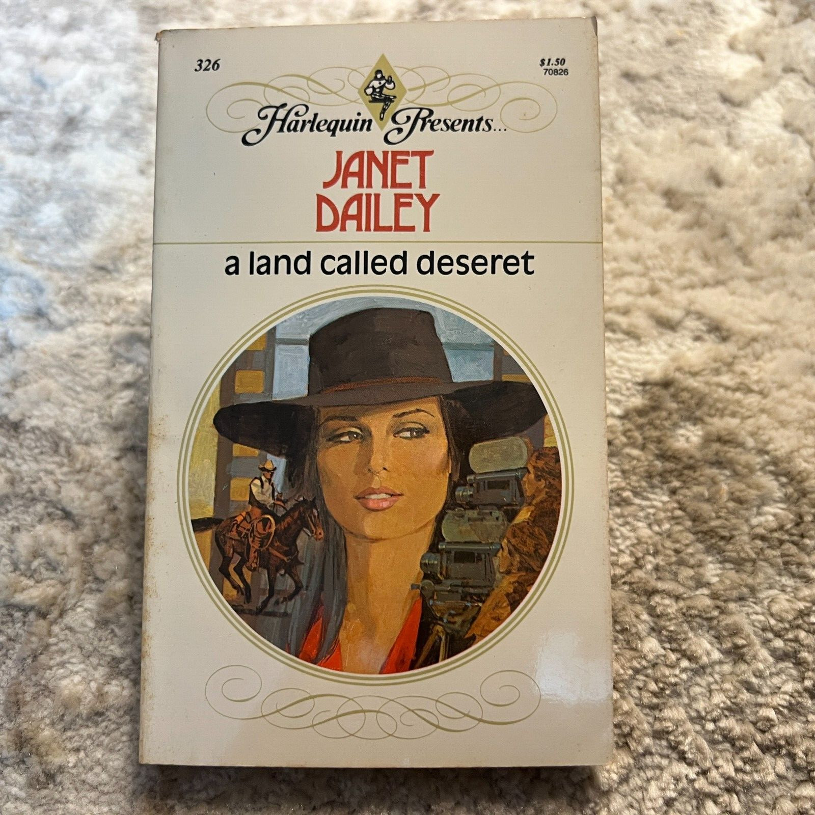 A Land Called Deseret Romance Paperback Book Janet Dailey Harlequin Books 1979