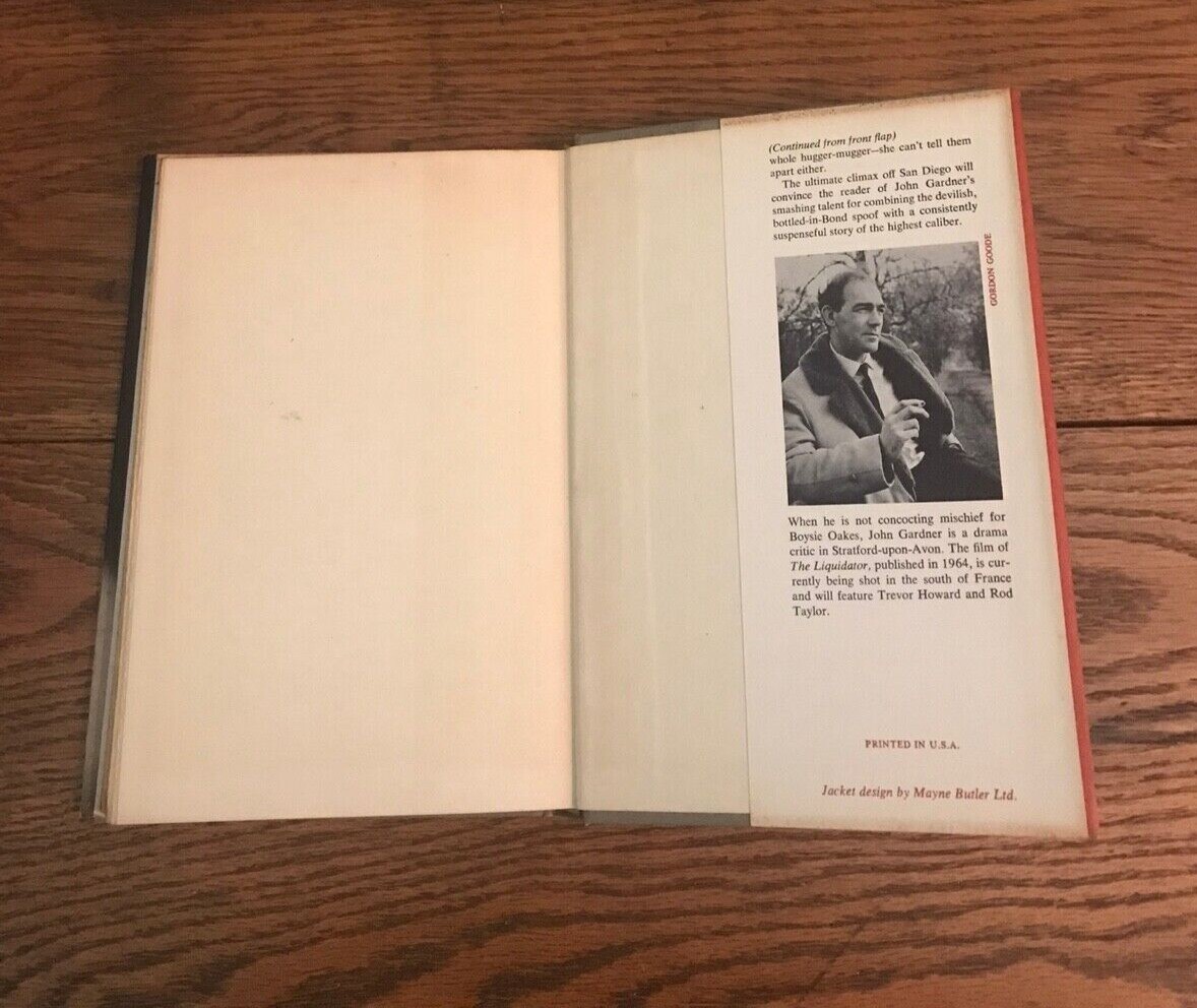 Vintage Understrike Book by John Gardner HC DJ Suspenseful Spy Novel