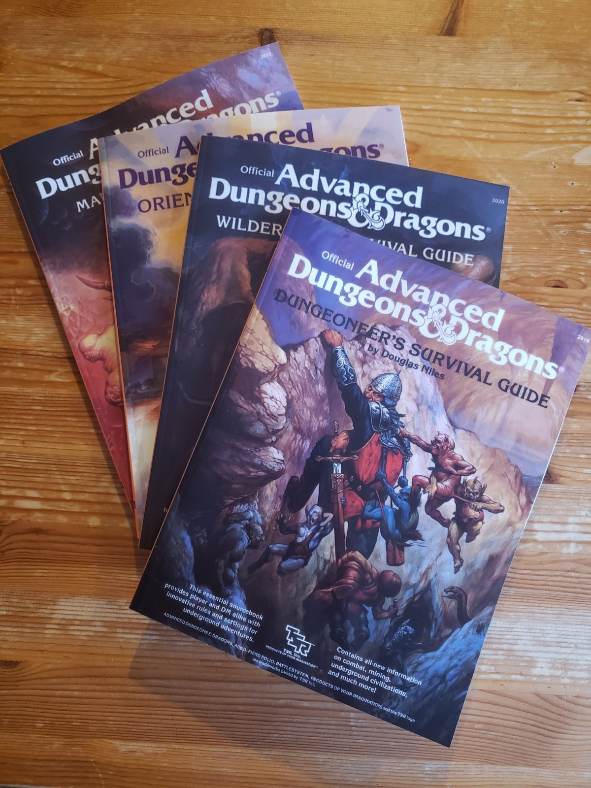 AD&D Survival Guide Bundle — (D&D, lot of 4 books, POD, Softcover, VF/NM)