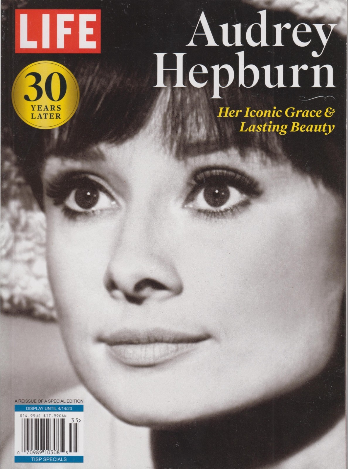 Audrey Hepburn- 30 Years Later Reissue Special Edition Life Magazine