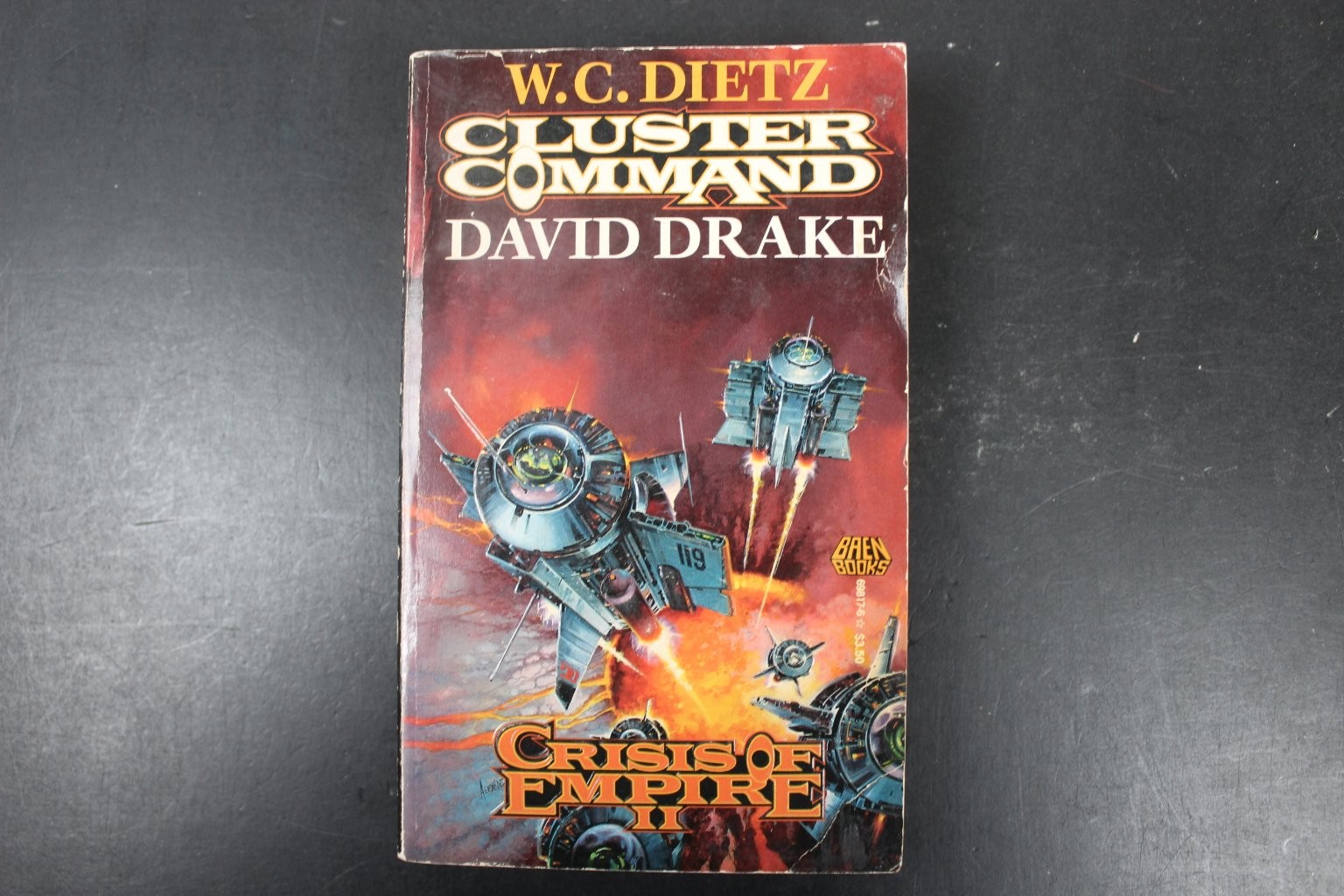 Cluster Command David Drake W.C. Dietz 1989 First Printing Sci-Fi Baen Books PB