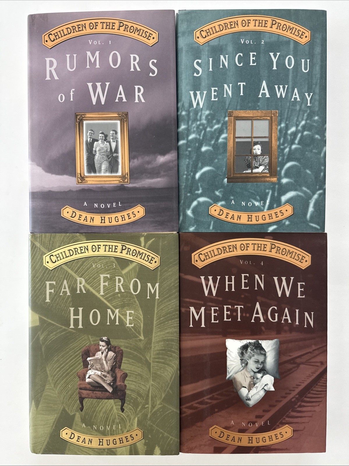Children of the Promise Rumors of War Dean Hughes hardcover 1-4 Books VG+