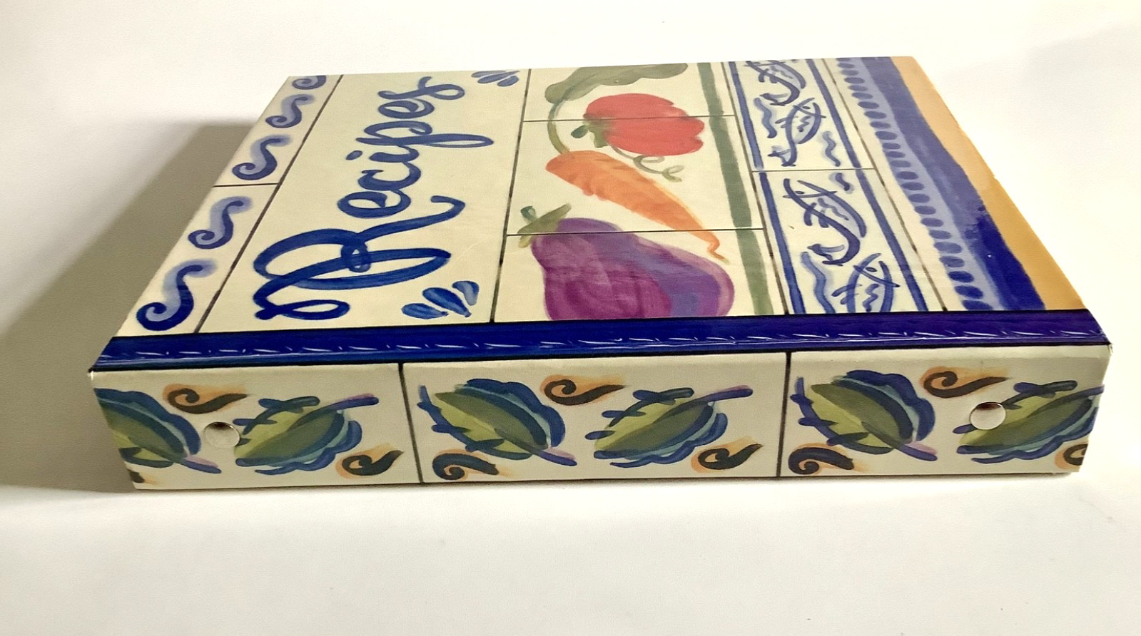 Hallmark COOKBOOK Refillable Recipe Organizer 3-Ring Binder Unused wPockets