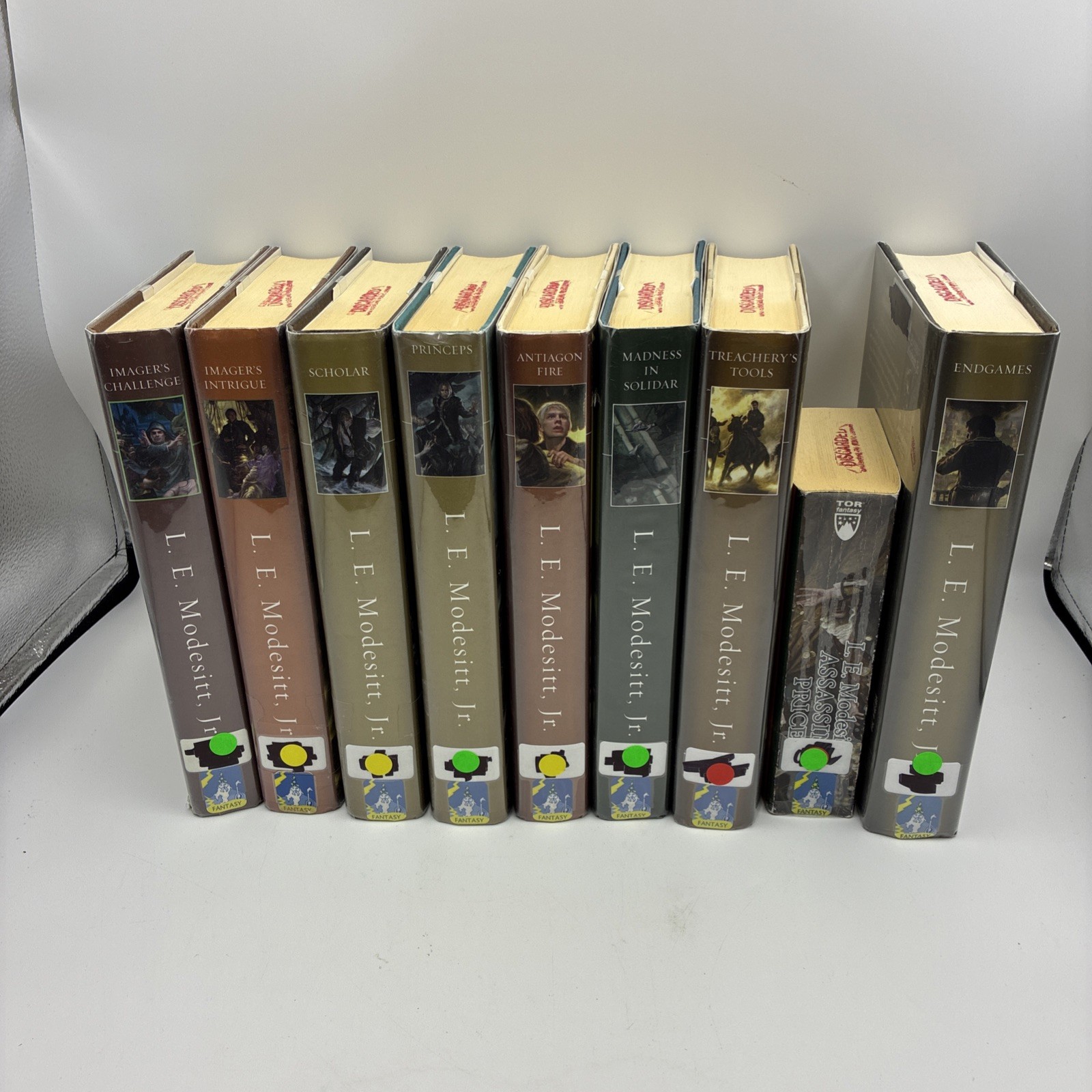 Imager Portfolio Lot Of 9 (8 HC 1 PB) Books – L E Modesitt Jr Ex Library