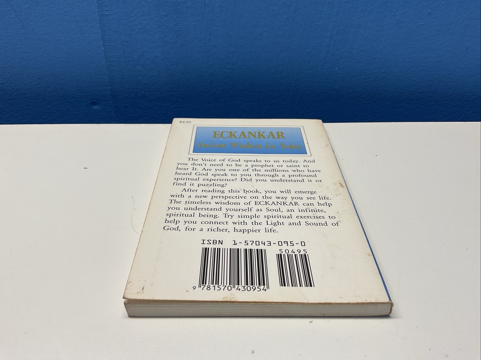 Eckankar-Ancient Wisdom for Today by Eckankar (Paperback / softback, 1994)