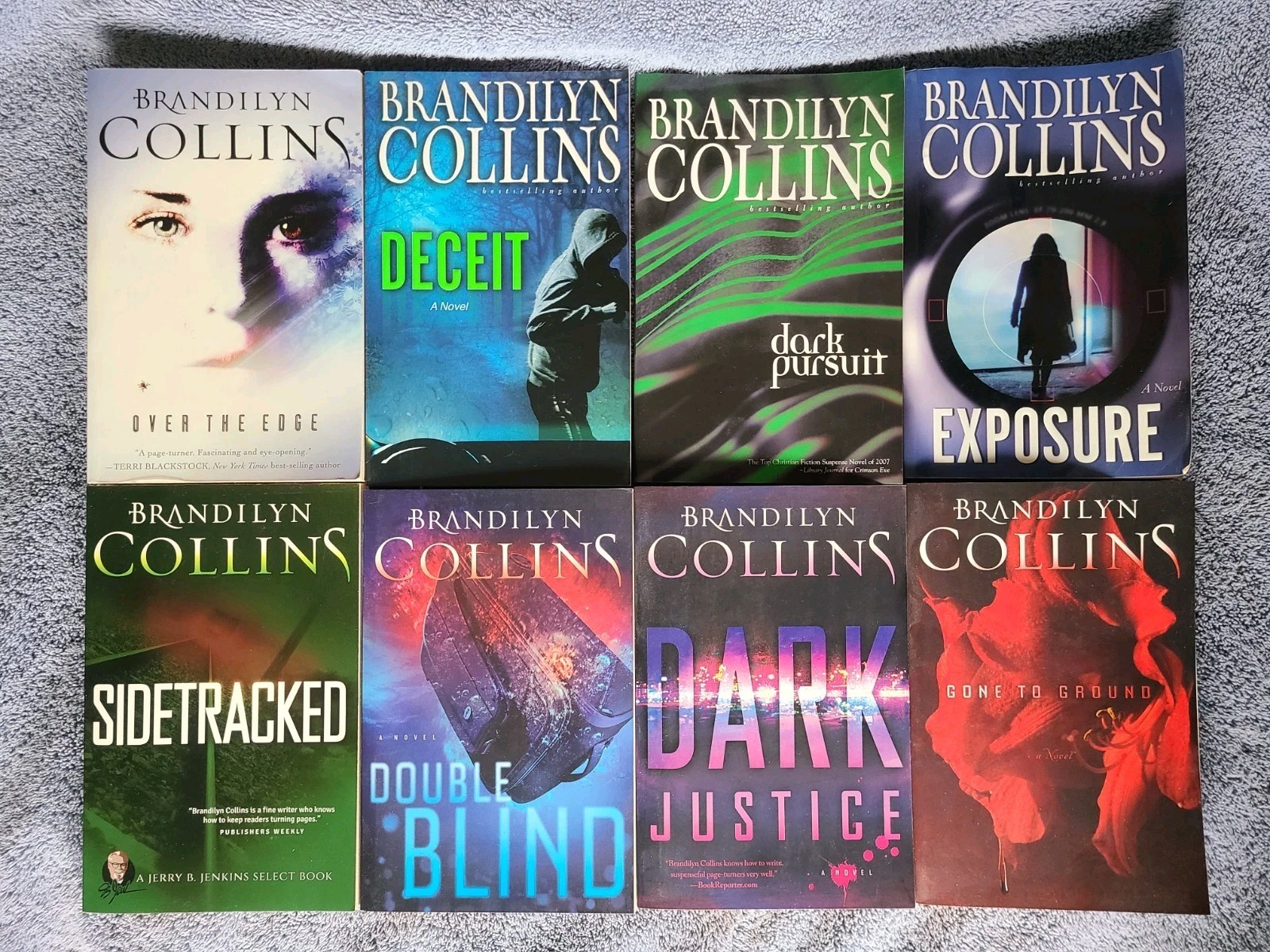 Lot of 8 Brandilynn Collins Stand Alone Paperbacks Like New To Very Good 1 Fair
