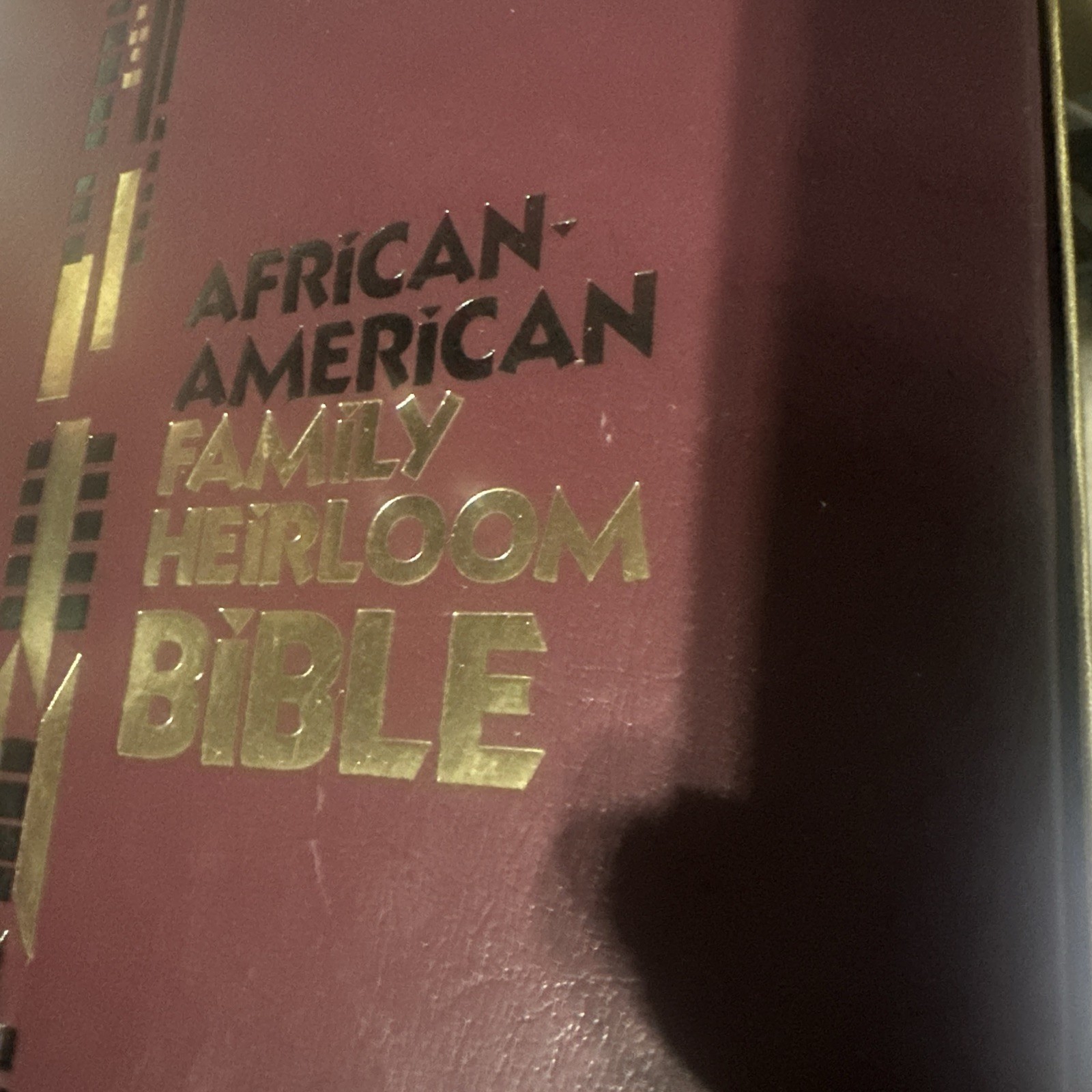 African American Family Heirloom Bible-KJV (1985, Hardcover) 11″ x 8.5″
