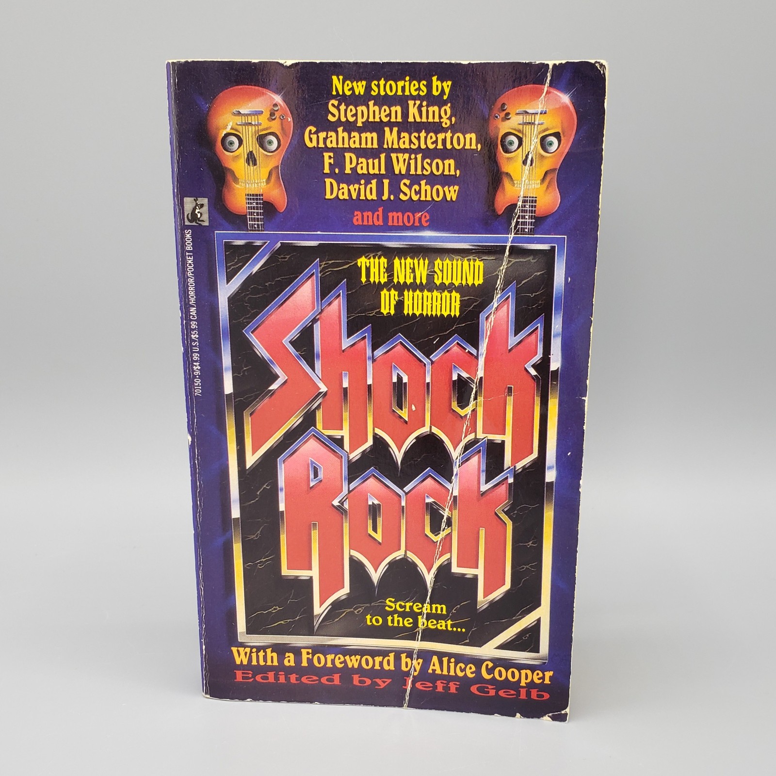 Shock Rock Jeff Gelb Horror Anthology Vintage 1992 First Edition Print Pocket PB