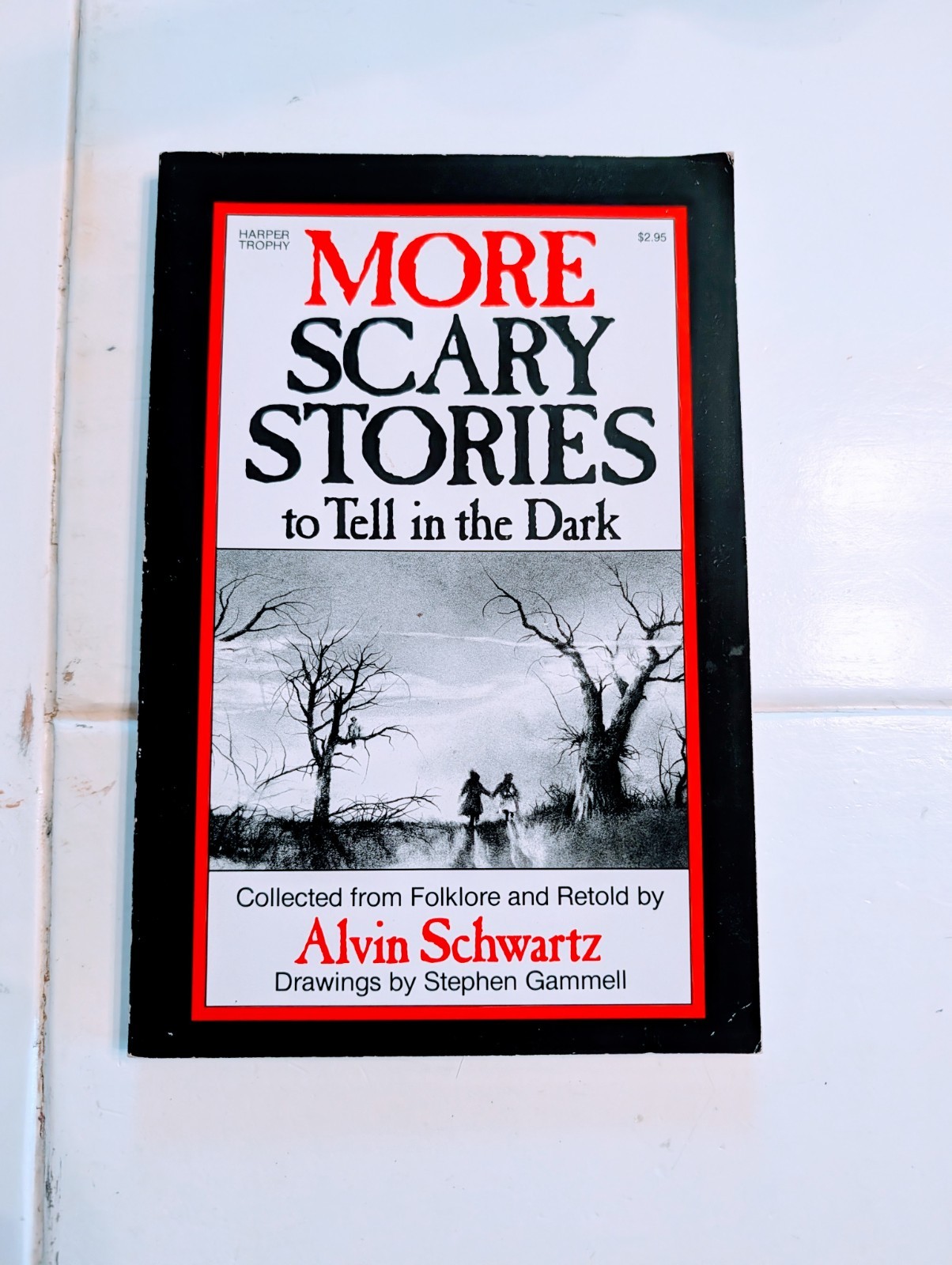 VTG 1986 More Scary Stories To Tell In The Dark Alvin Schwartz 1st Ed PB Horror