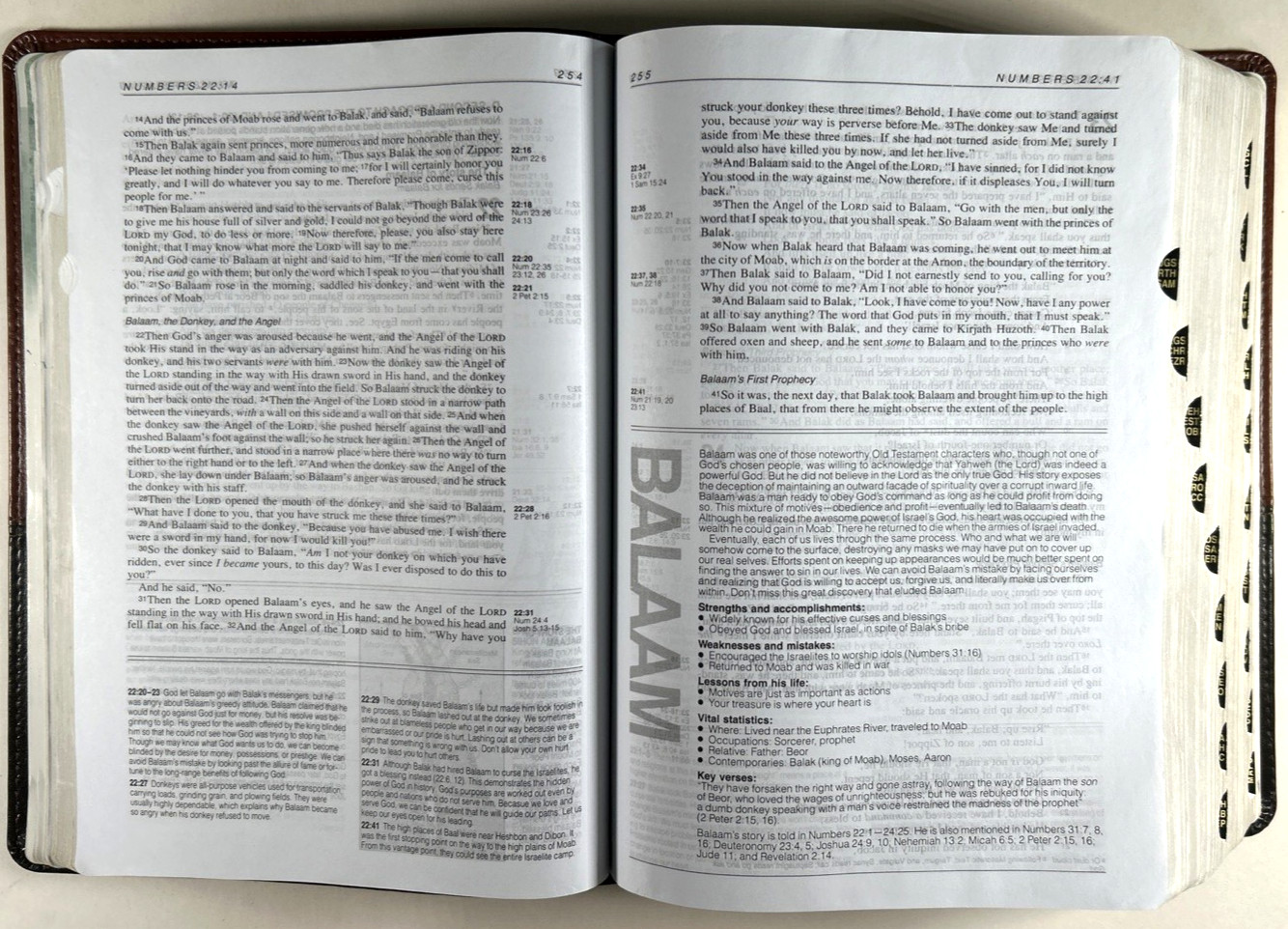 Scarce! NKJV Life Application Study Bible Brown Tan Leatherlike Indexed OOP VG+
