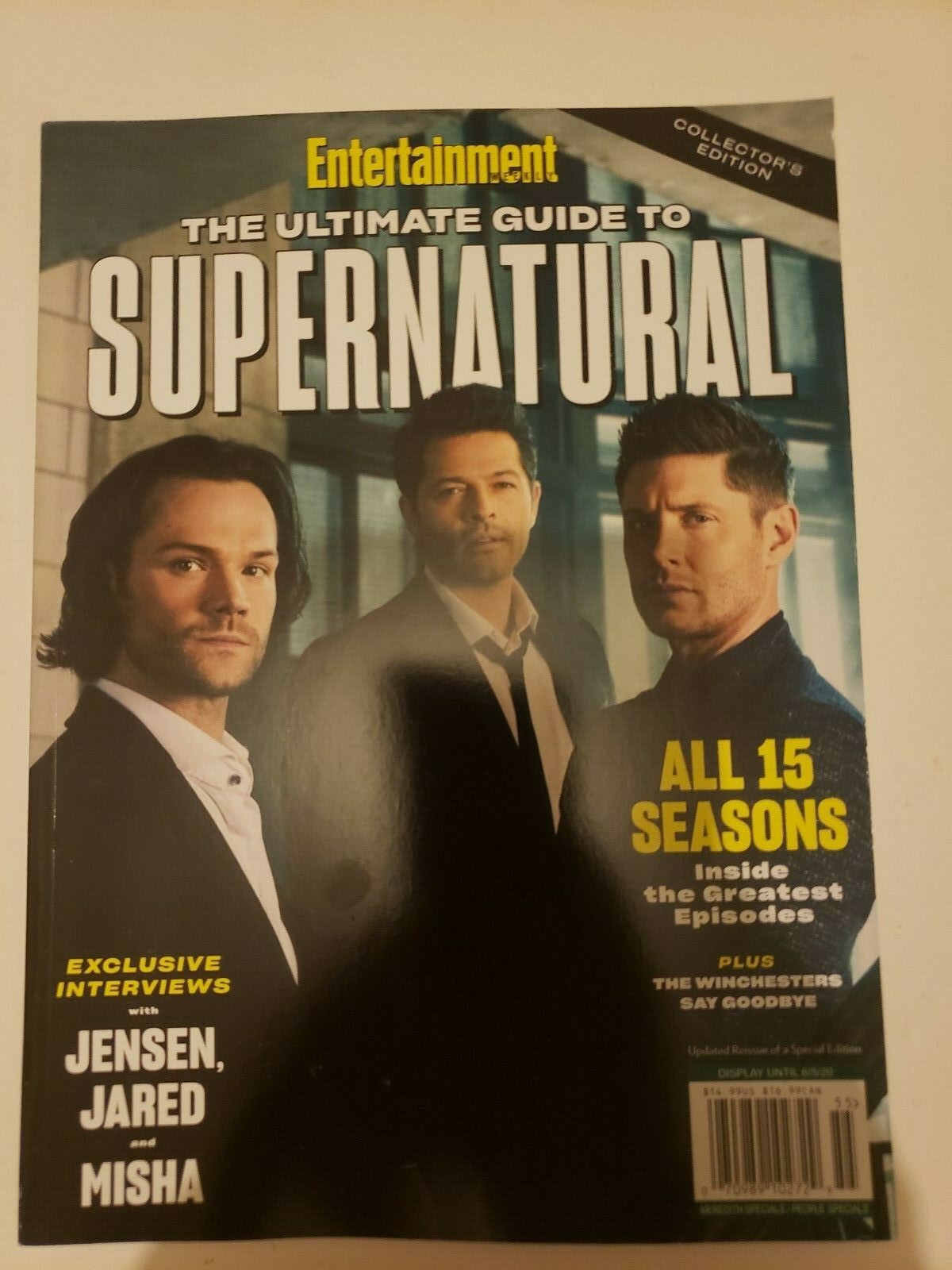 COLLECTOR’S EDITION ENTERTAINMENT GUIDE TO SUPENATURAL JUNE 2020 NEW MAGAZINE
