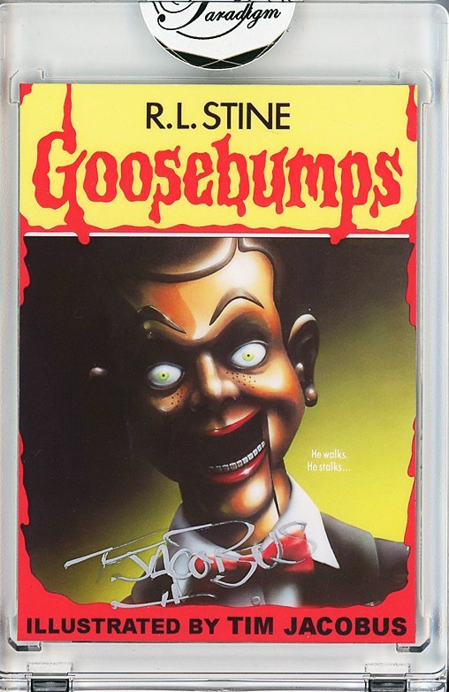 -GOOSEBUMPS- Tim Jacobus Signed/Autograph/Auto Certified Horror Book Artist Card