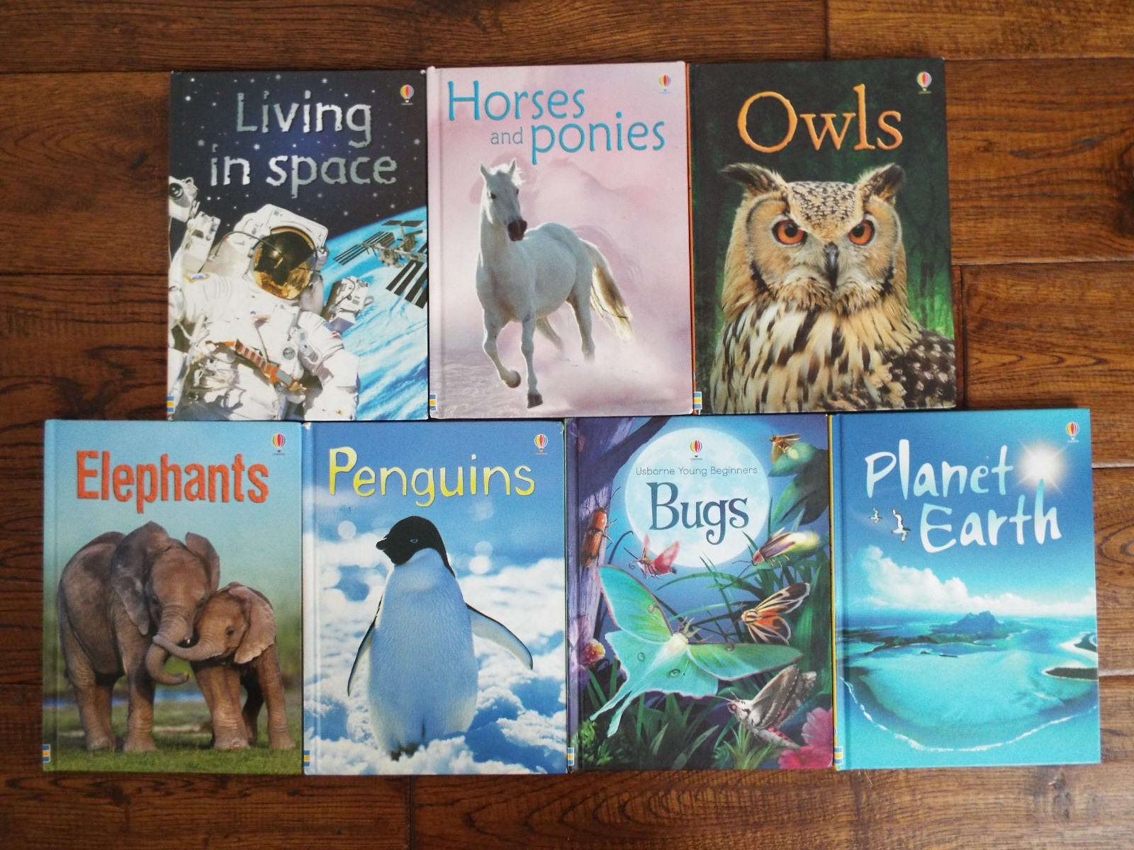 Lot 7 Usborne Beginners Hardcover Books Animals Science Nonfiction
