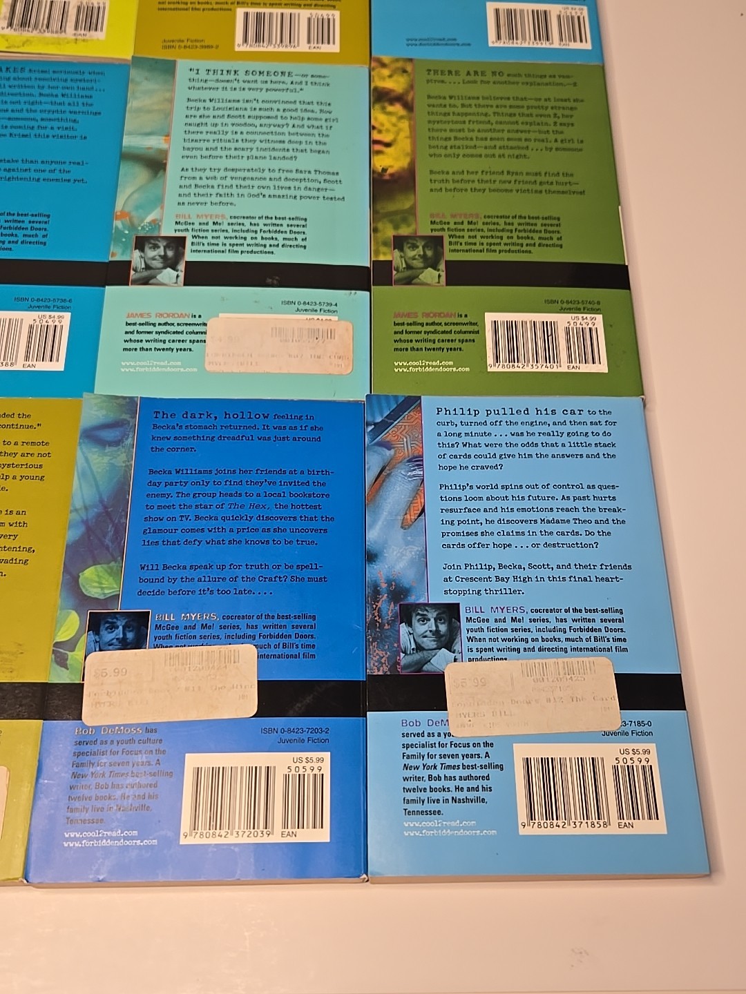 Forbidden Doors, Complete Series by Bill Myers, Paperback, Set Of 12 Books