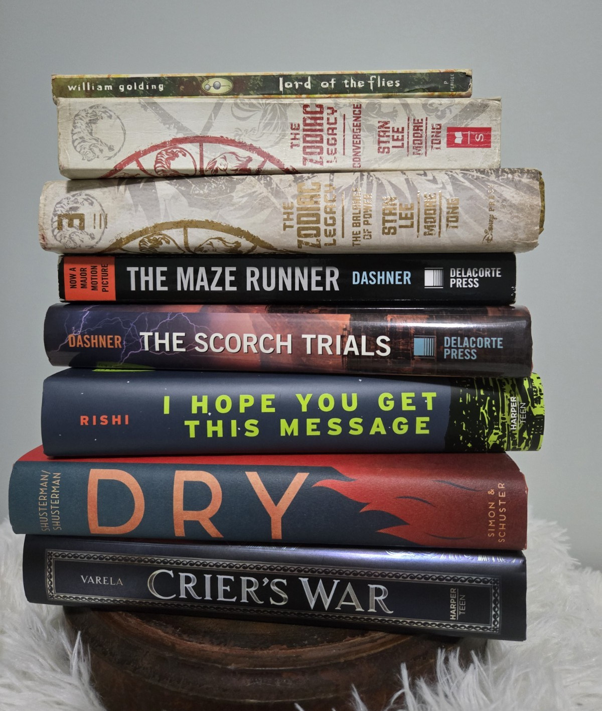 The Maze Runner Series PB YA Lot + Lord of the Flies + Stan Lee Zodiac Legacy