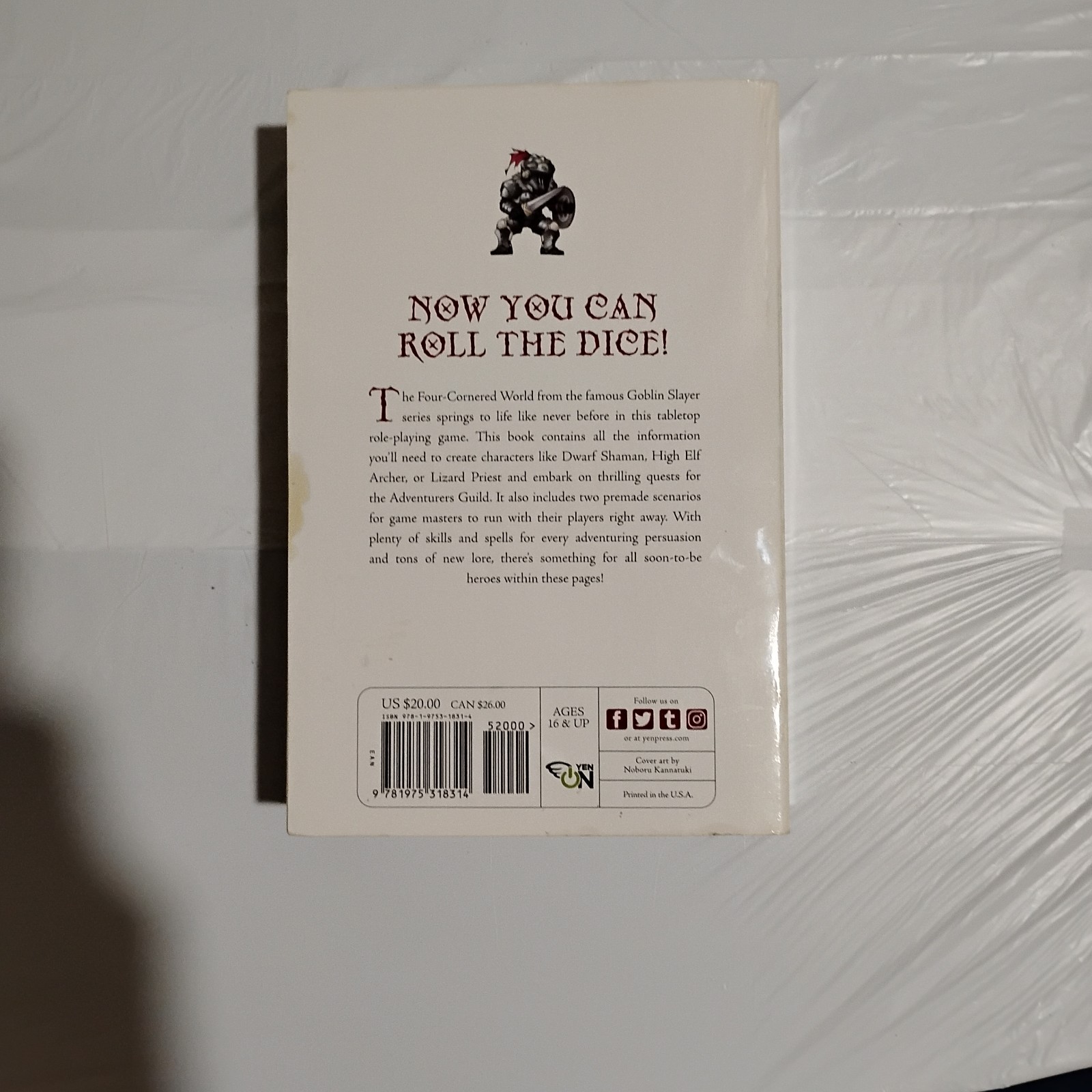 Goblin Slayer TRPG Paperback Role Playing Fantasy Yen Press LLC