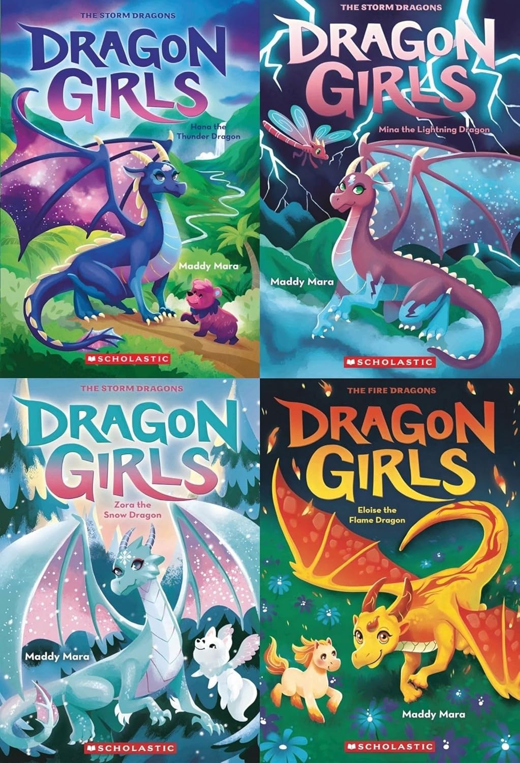 Dragon Girls Complete Series Collection Books 1-18 by Maddy Mara Books Set