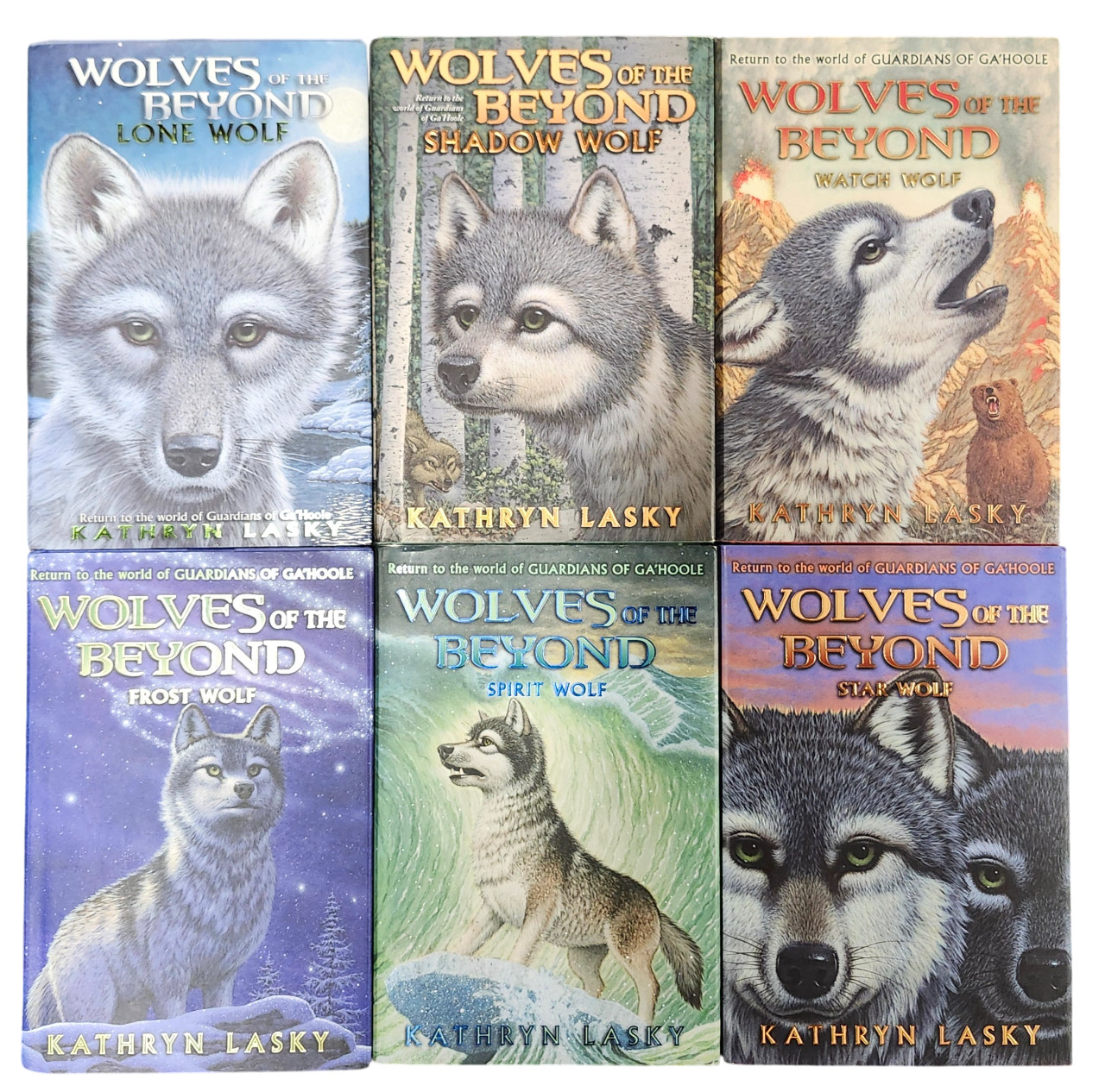 Complete Set Series Wolves of the Beyond 1-6 Set Kathryn Lasky Hardcover Lot