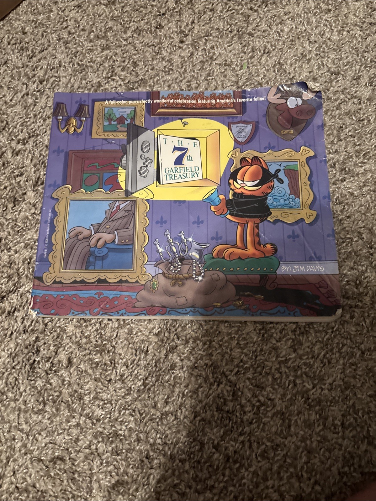 The 7th Garfield Treasury by Jim Davis 1993 Trade Paperback 8.5×10 Inches
