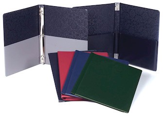 Marlo Plastics Choral Folder 9-1/4 X 12; Elastic Stays; Red