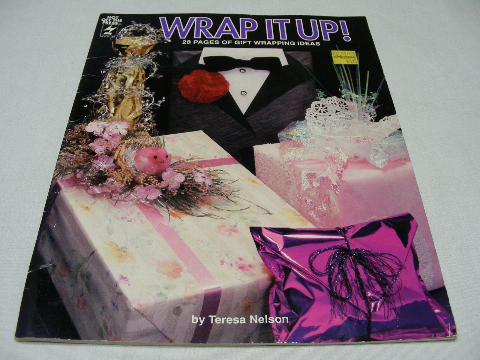 WRAP IT UP – 28 PAGES OF GIFT WRAPPING IDEAS – 8 1/2″ x 11″ Paperback Mag/Book!