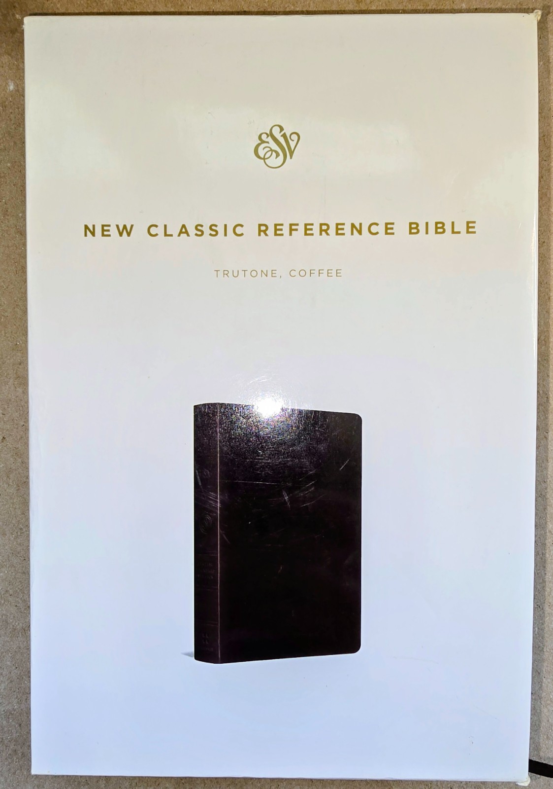 ESV Classic Reference Holy Bible Trutone Coffee 2001 Christian Religious 9x6x1.5