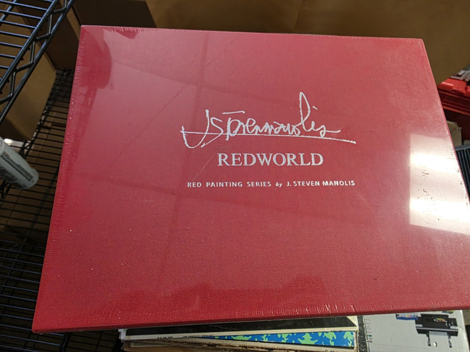 J. Steven Manolis Redworld Art Book Sealed Red Painting Series