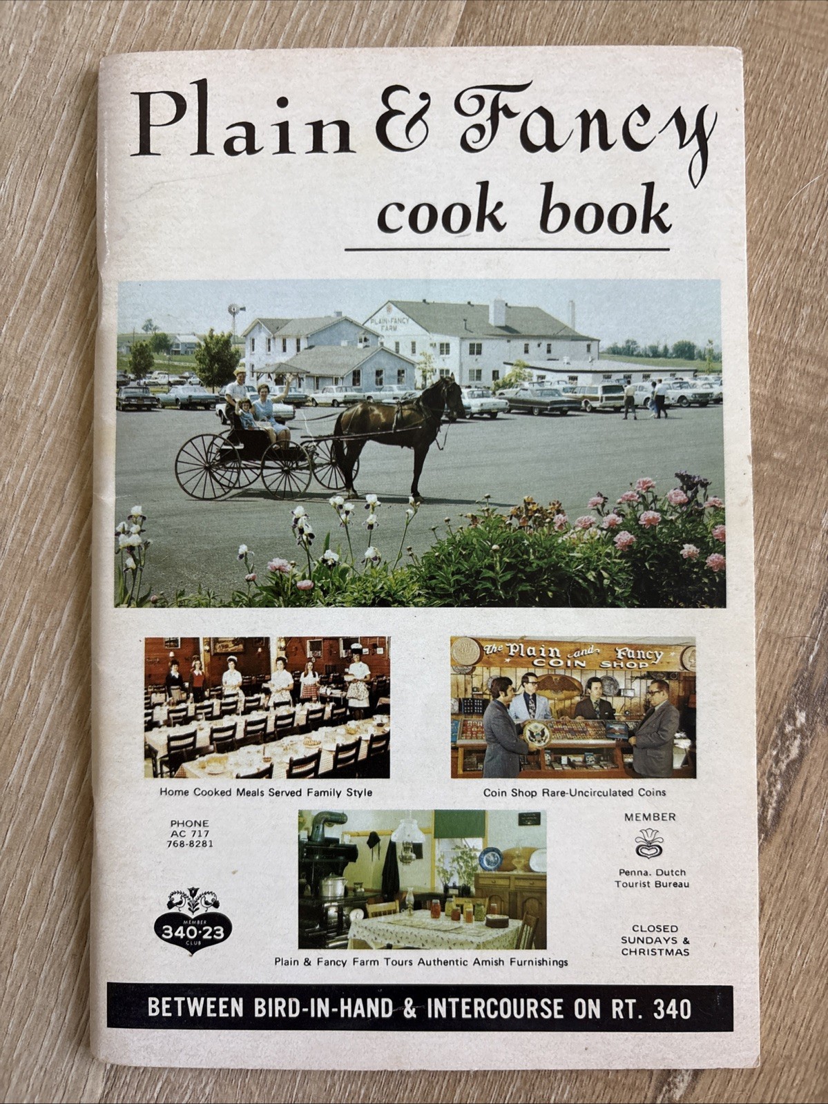 PLAIN & FANCY COOKBOOK c1970 PB Pennsylvania Dutchland Lancaster Recipes Vintage