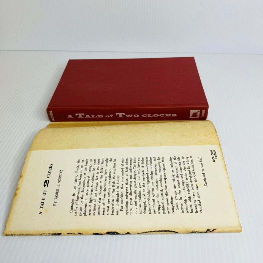 A Tale of 2 Clocks – James H Schmitz – 1962 HC/DJ Book Club Edition
