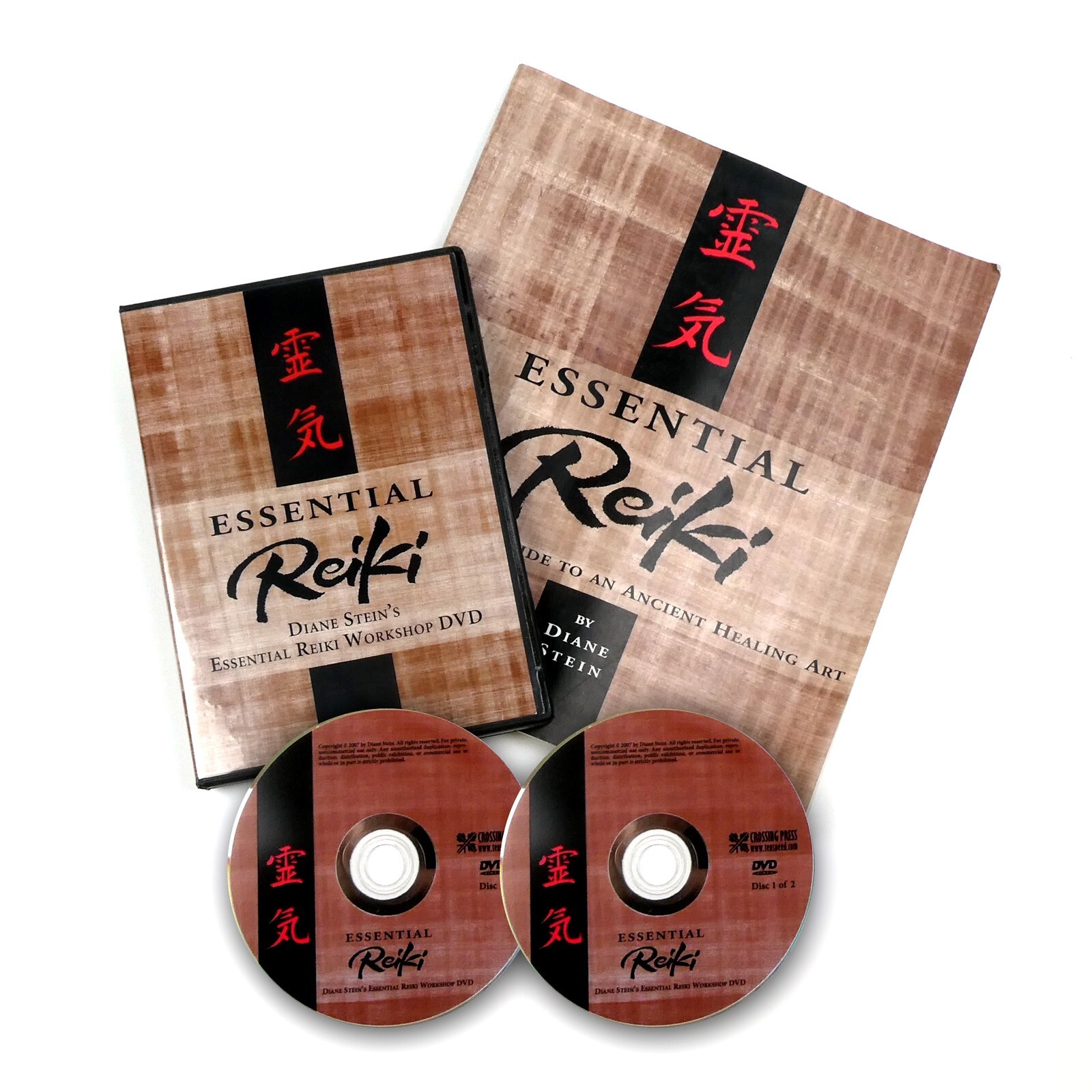 Diane Stein’s ESSENTIAL REIKI Manual & 2 DVD Video Workshop Healing Arts Class