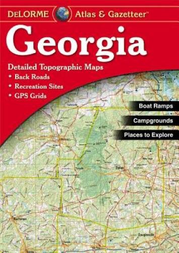 Georgia Atlas Gazetteer – Paperback By DeLorme – ACCEPTABLE