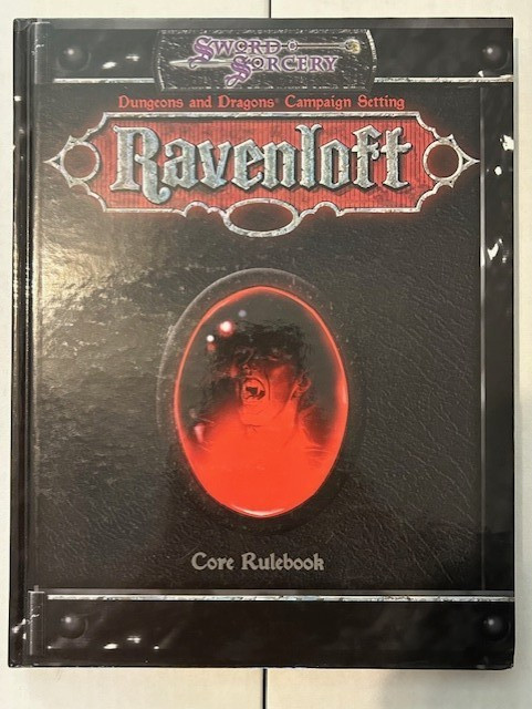 Ravenloft Core Rulebook Sword & Sorcery Dungeons & Dragons Campaign Setting d20