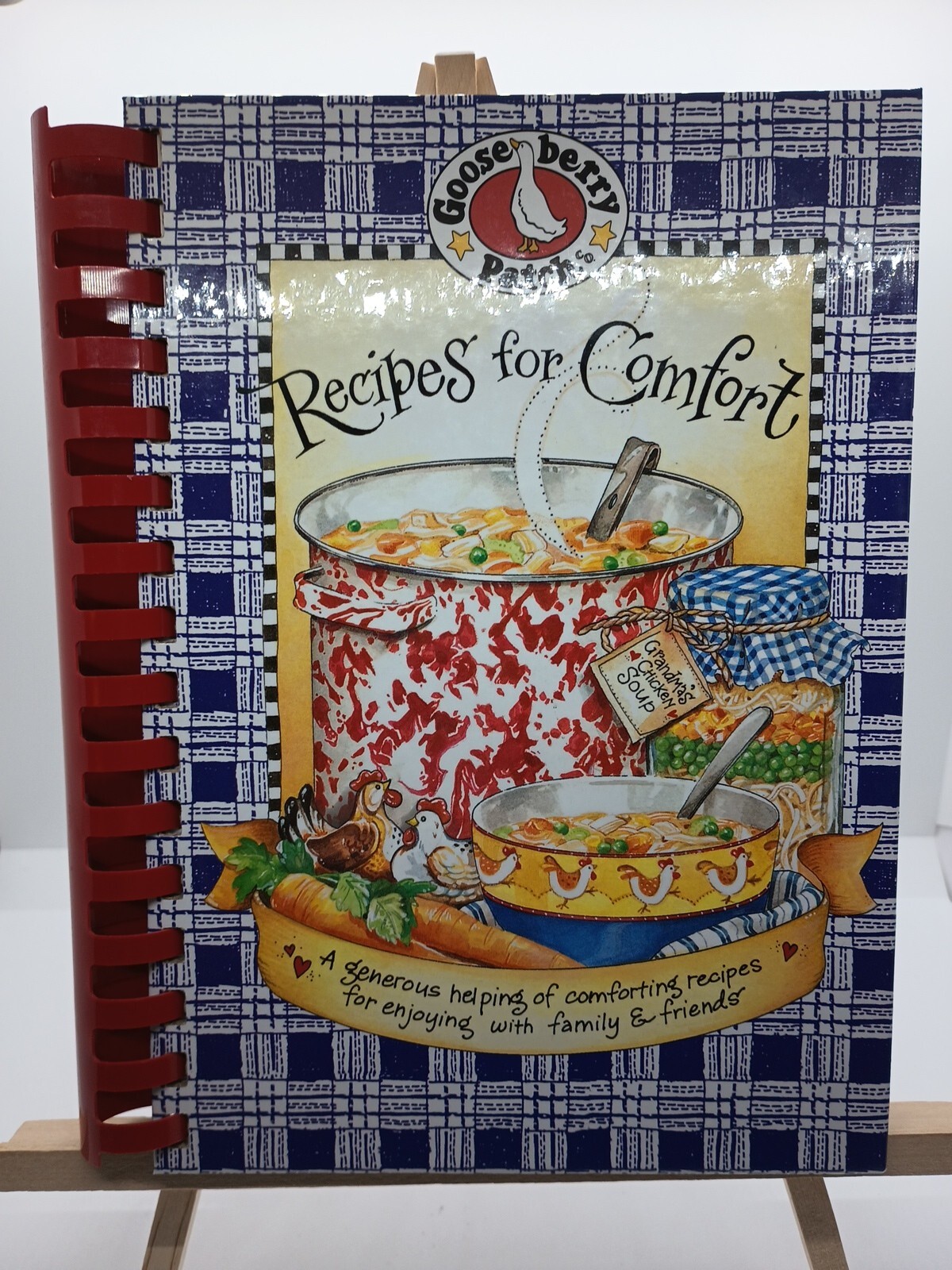 Recipes For Comfort Goose Berry Patch Vintage 9 1/4 X 7 1/4