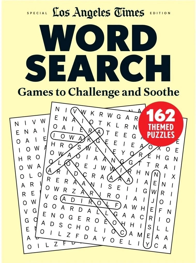 LOS ANGELES TIMES MAGAZINE SPECIAL EDITION | 2025 | WORD SEARCH