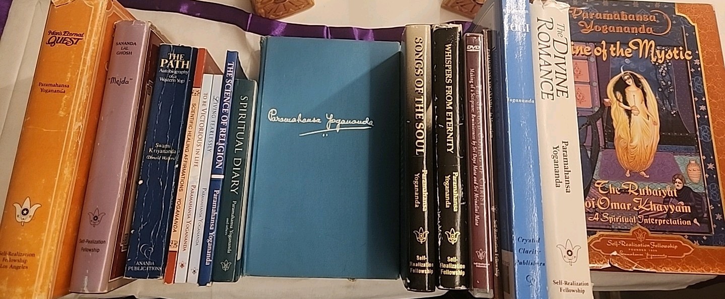 Kriya Yoga Paramahansa Yogananda Lot of 15 Hardcover, PB Books & 1 DVD Unity