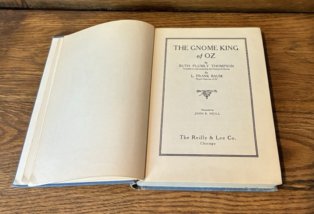 Vintage The Gnome King of Oz 1927 Edition Wizard of Oz Series Book HC
