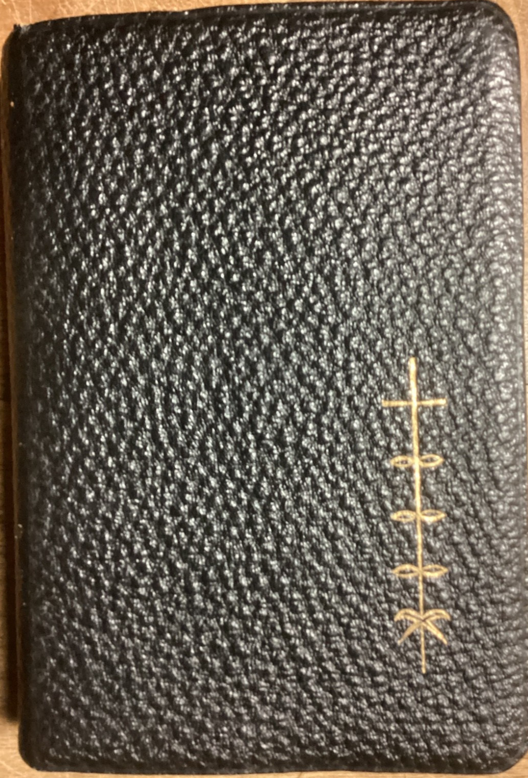🍋 The Maryknoll Missal Black Pebbled Leather Vintage 1966 Catholic Prayer Book