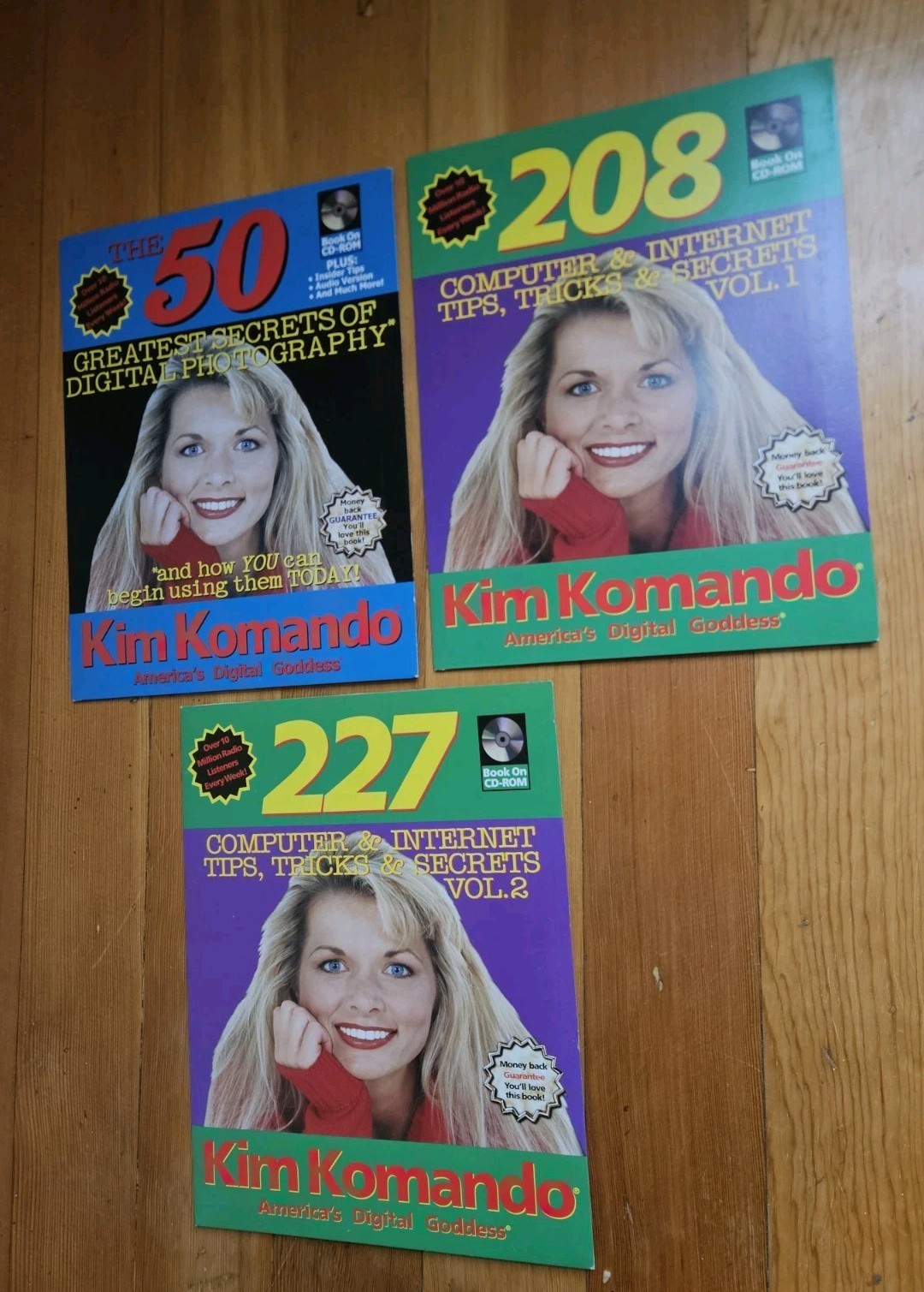Kim Komando CD-ROM Lot Computer Tech Tips & Tricks Vol 1 2 Radio Show Head Shot