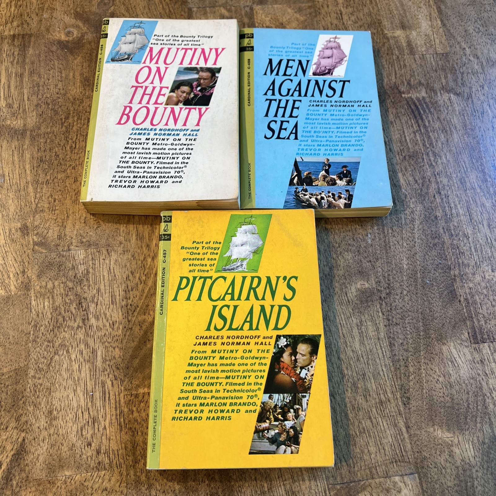 Bounty Trilogy by NORDOFF & HALL – MUTINY / PITCAIRN’S ISALND / MEN AGAINST SEA