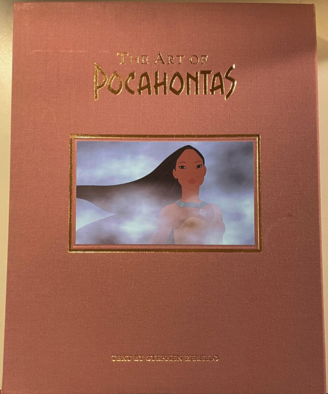 USED EXCELLENT The Art of Pocahontas Hardcover Book Disney SIGNED BY FILMMAKERS