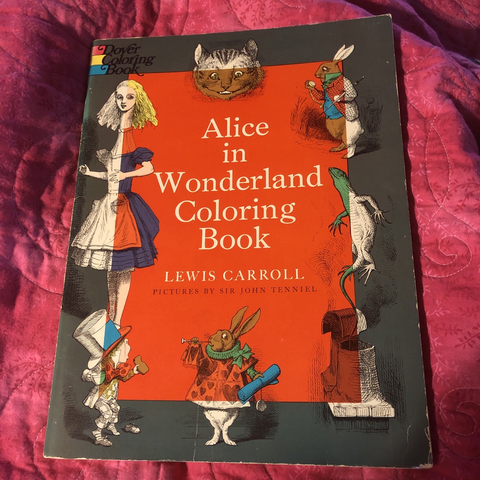 Alice in Wonderland Coloring Book by Lewis Carroll Pictures – Sir John Tenniel