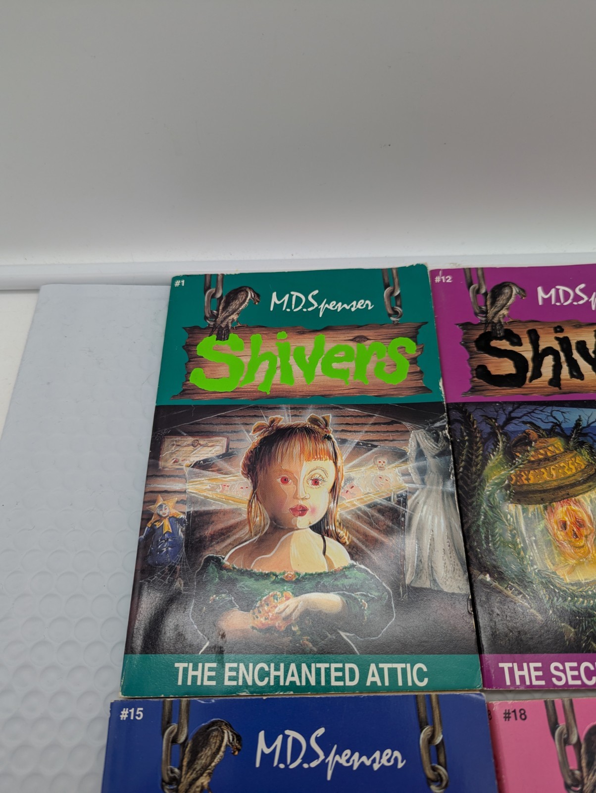 Shivers M.D. Spencer 4 Book Lot 1 12 15 18 Horror 1990’s