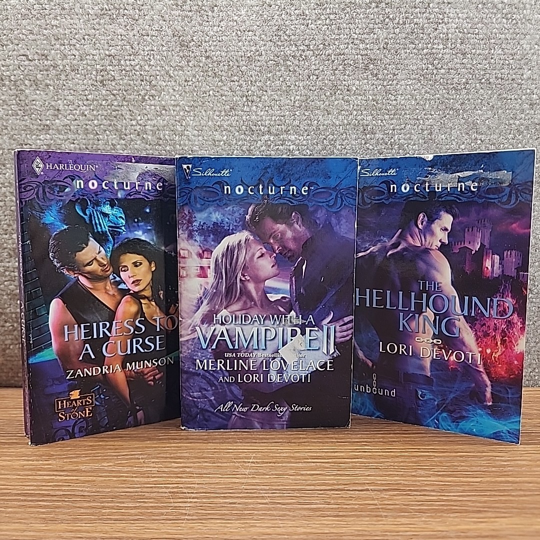 Harlequin Nocturne Lot Of 3 Paranormal Romances By Mixed Authors Paperback