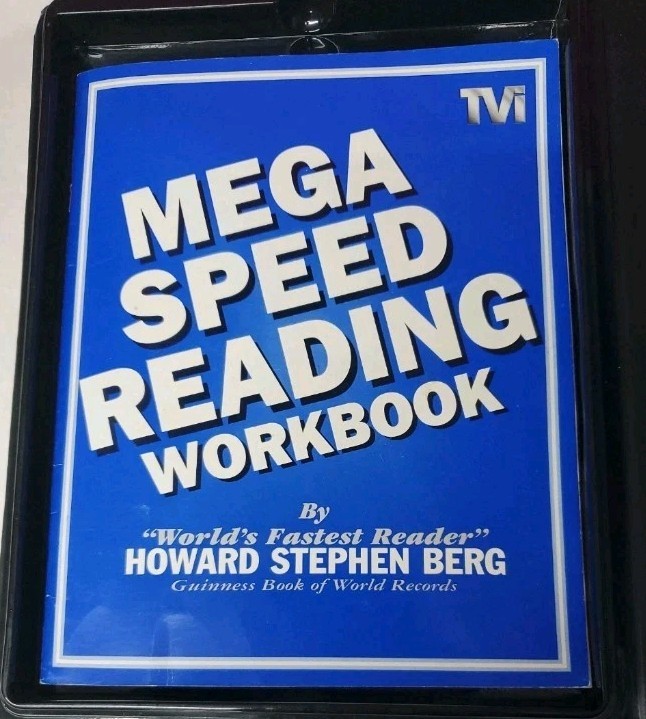 MEGA SPEED READING By Howard Stephen Berg & Kevin Trudeau