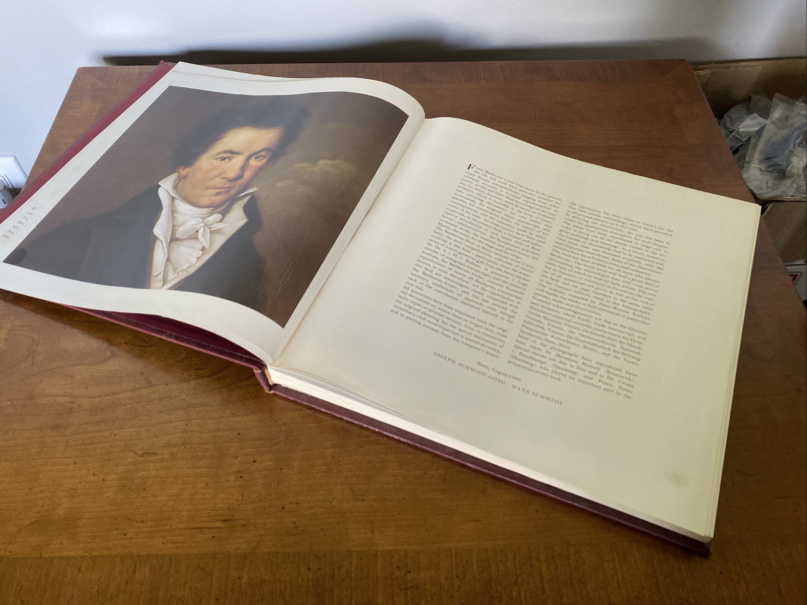 Ludwig Van Beethoven Bicentennial Edition Book 1770-1970 Hardcover Illustrated