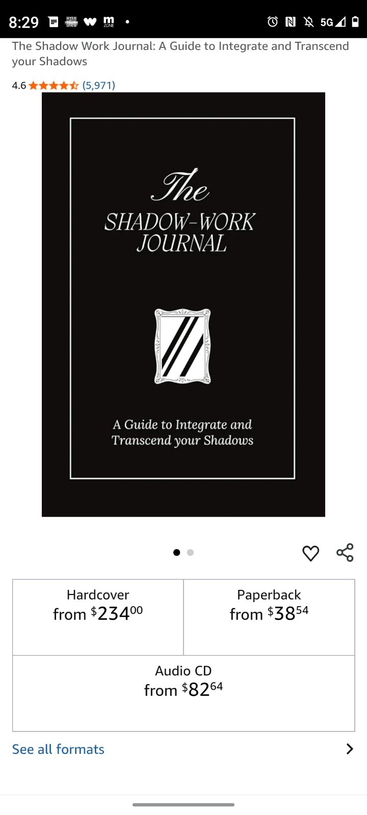 The Shadow Work Journal: a Guide to Integrate and Transcend Your Shadows