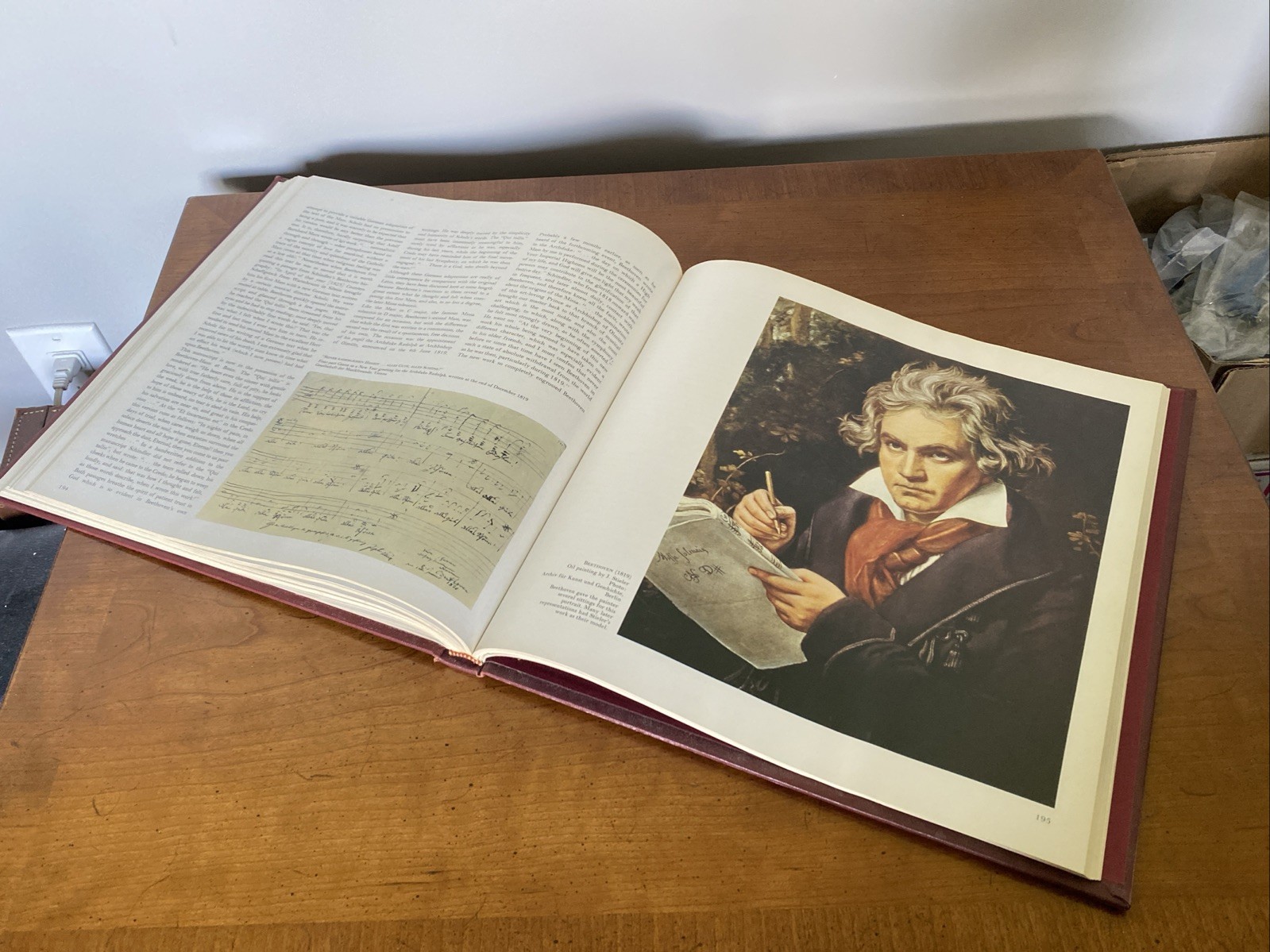 Ludwig Van Beethoven Bicentennial Edition Book 1770-1970 Hardcover Illustrated